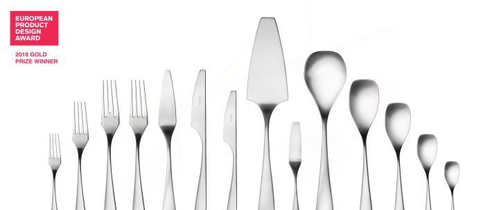 Herdmar’s flatware Lizz won the Gold Prize at the European Product Design Award ™ 2018